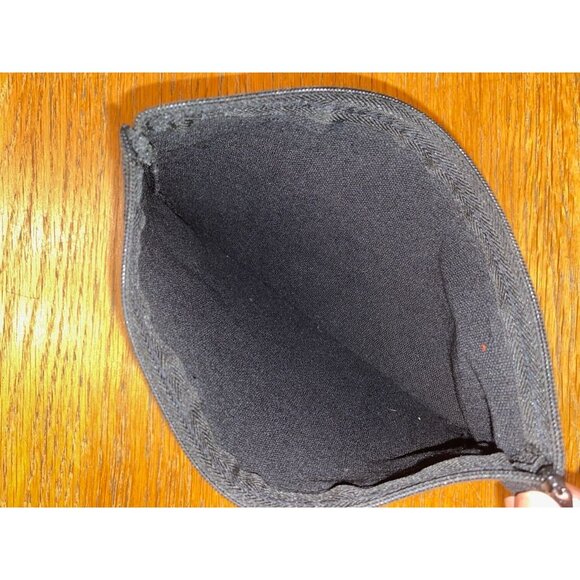 Stars Are So Major Black Zipper Pouch Glittery Design - Picture 4 of 4